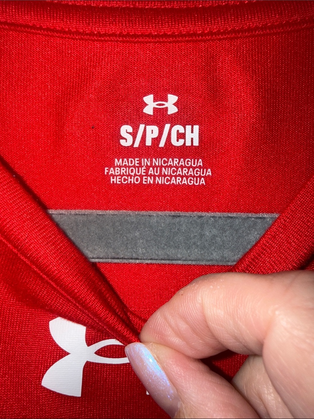 Under Armour Red Athletic Short Sleeve Performance T-Shirt - Women’s Size Small - Picture 2 of 8
